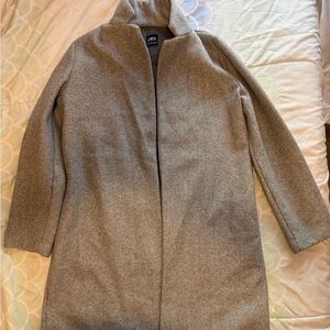 Zara Women's Elegant Gray Trench Coat
